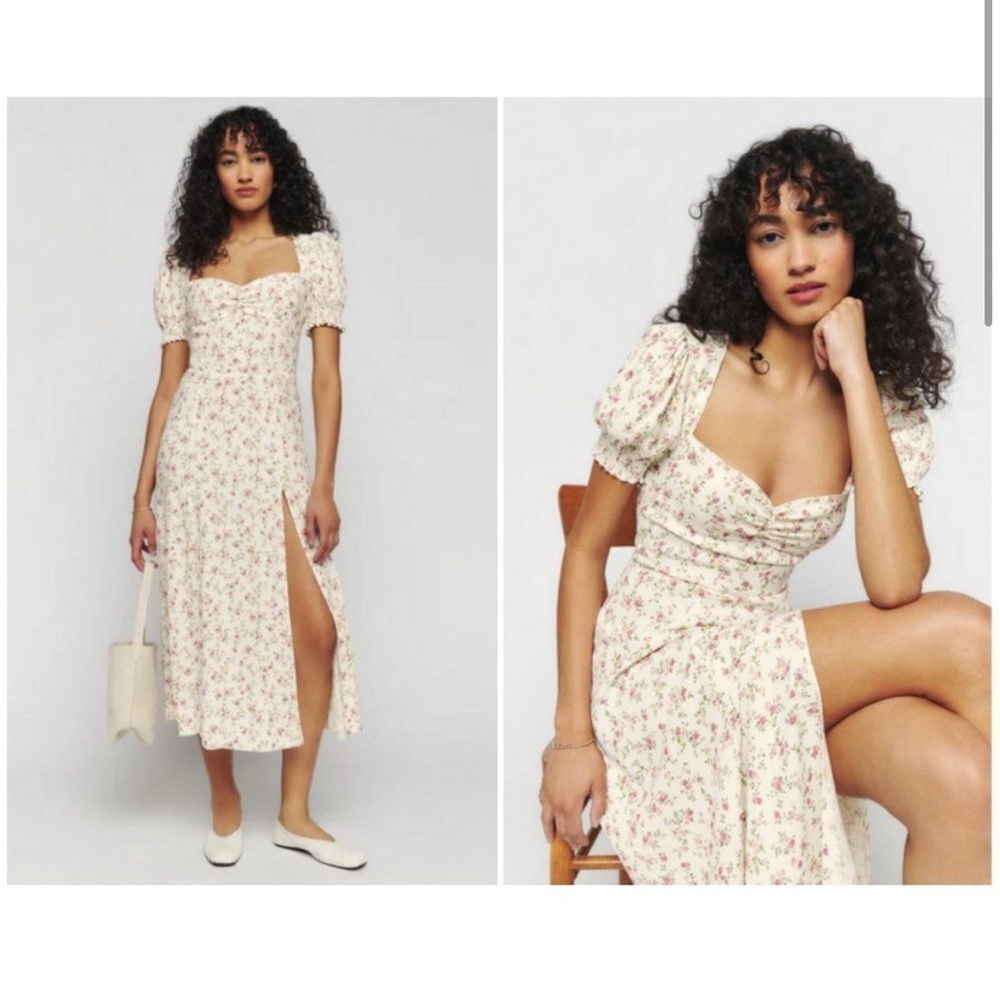 Reformation Lacey Midi Dress size 4